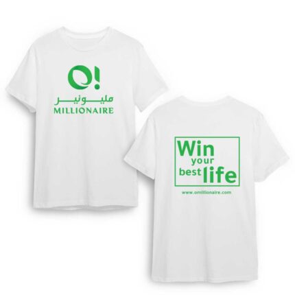 O! Millionaire Round Neck T-Shirt WYBL White
